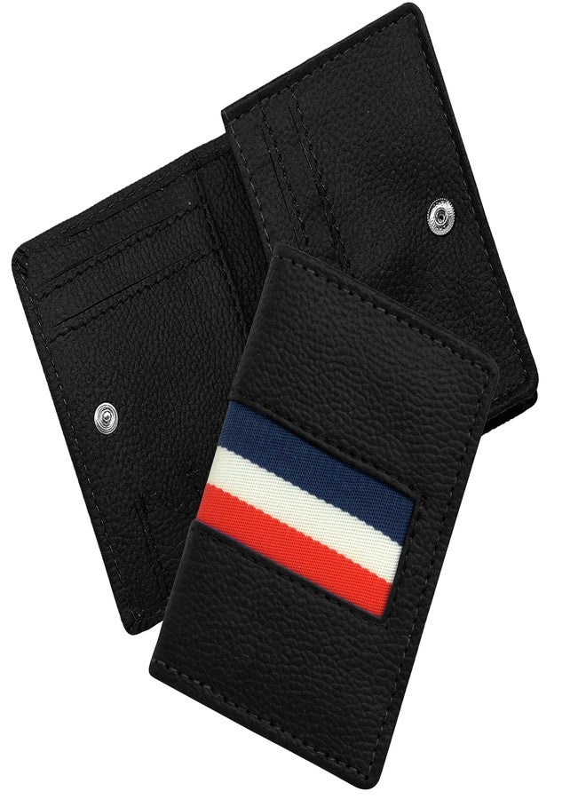 GREEN DRAGONFLY PU Leaher Card Holder for Men/Card Holder for Women,Credit Card Holder Wallet for Men(NMB/202306686-Black) - Image 1