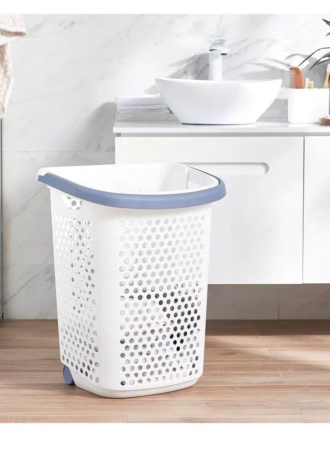 باسكت غسيل بيد مزود بعجل لسهوله الحركه - Image 3