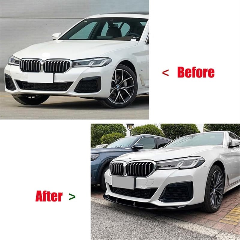 Wivplex 3Pcs Car Front Bumper Lip Spoiler Kit - Image 5