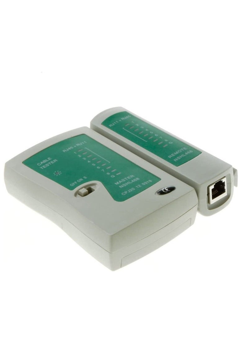 إن تك NTECH LAN كابل تستر RJ45 / RJ11 Cat5 / Cat6 المحمولة شبكة كابل اختبار سلك الهاتف كاشف خط المقتفي أداة كيت - Image 2