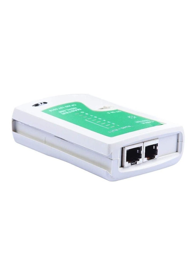 إن تك NTECH LAN كابل تستر RJ45 / RJ11 Cat5 / Cat6 المحمولة شبكة كابل اختبار سلك الهاتف كاشف خط المقتفي أداة كيت - Image 3