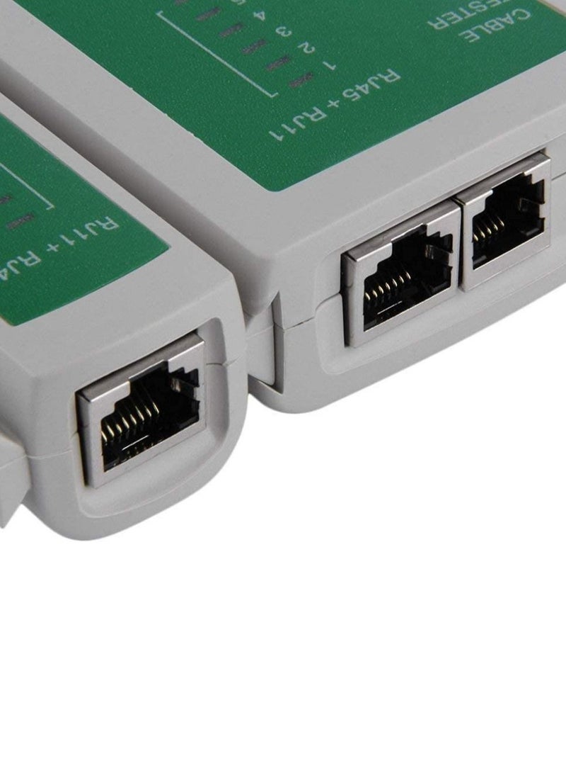 إن تك NTECH LAN كابل تستر RJ45 / RJ11 Cat5 / Cat6 المحمولة شبكة كابل اختبار سلك الهاتف كاشف خط المقتفي أداة كيت - Image 5