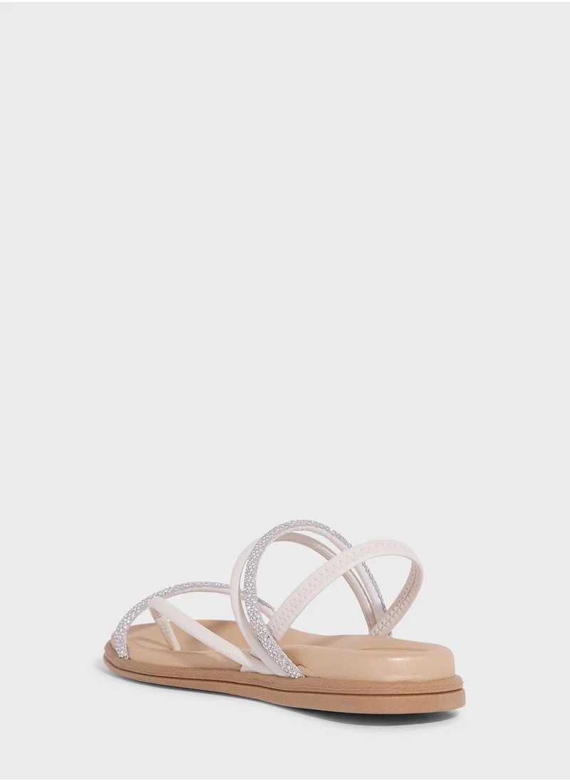 Beira Rio Journee Multi Strap Flat Sandals