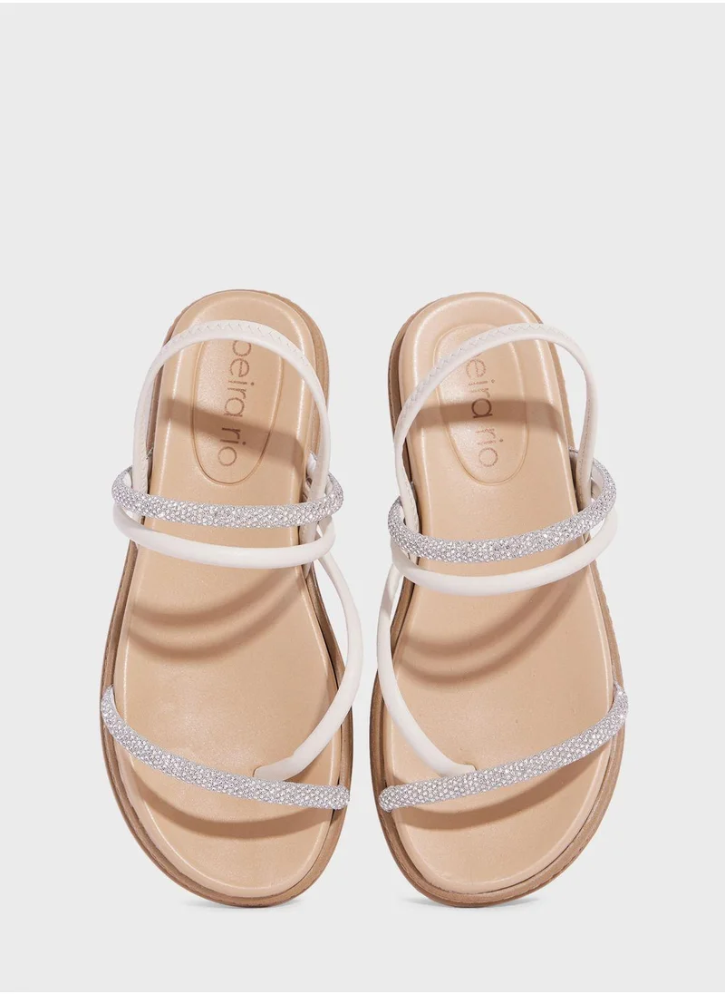 Beira Rio Journee Multi Strap Flat Sandals