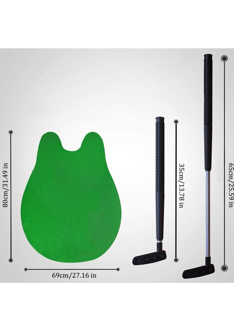 SYOSI طقم لعبة جولف المرحاض مجموعة جولف المرحاض بدلة مصغرة رياضة ترفيهية لعبة المرحاض لعبة جولف المرحاض وقت المرحاض مضرب لعبة جولف مصغرة طقم هدايا جولف المرحاض مجموعة مضحكة رائعة لوقت المرحاض هدايا مزاح للاعبي الجولف 6 قطع - Image 2
