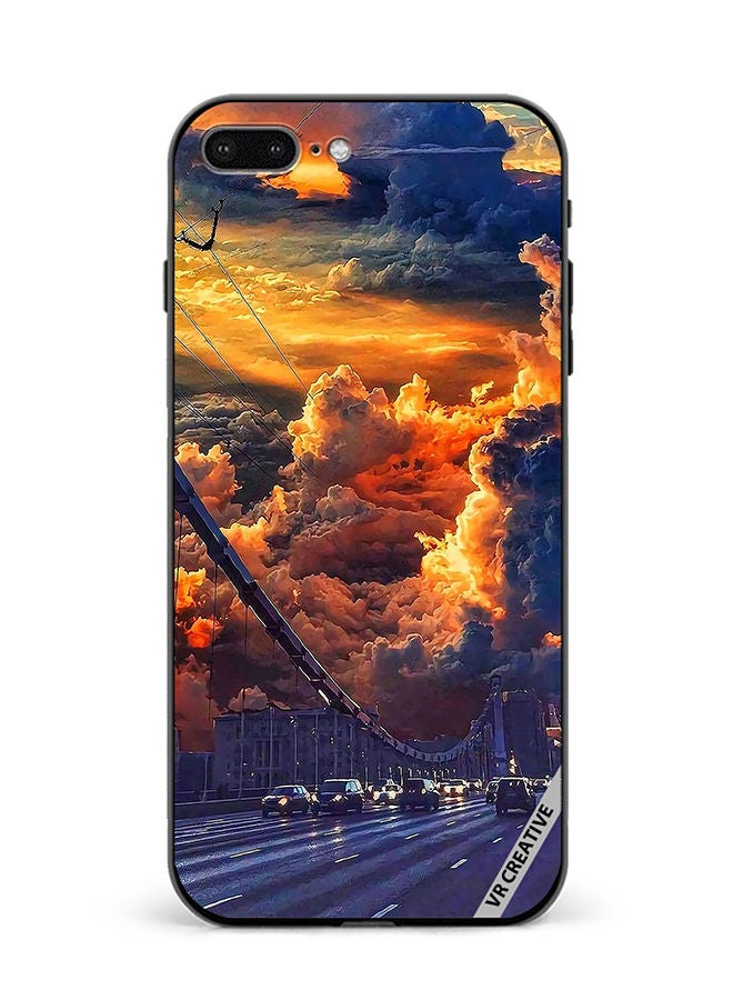 VR CREATIVE Protective Case Cover For Apple iPhone 7 Plus/8 Plus Nature Scenery Design Multicolour - Image 1