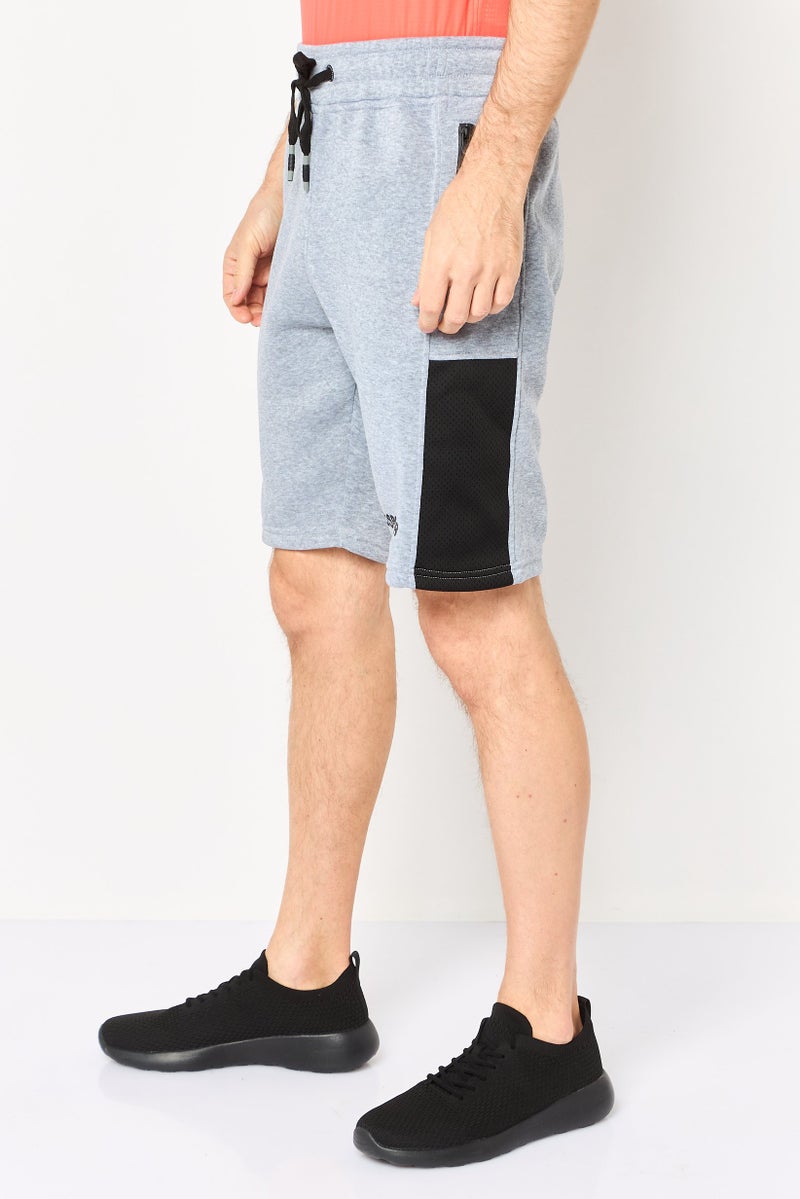 Akademiks Men Sportswear Fit Outdoor Shorts, Grey - Image 3