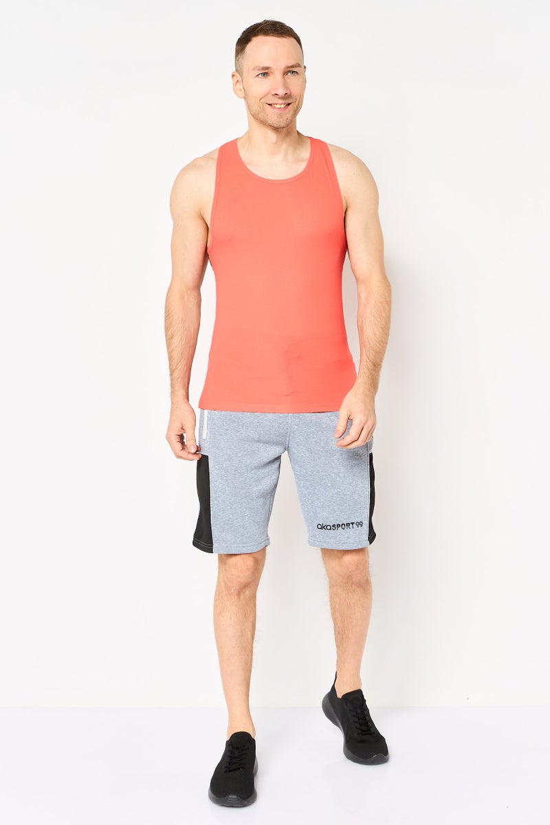 Akademiks Men Sportswear Fit Outdoor Shorts, Grey - Image 2