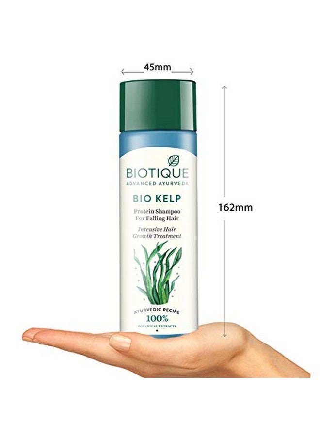Biotique Bio Kelp Protein Shampoo For Falling Hair Intensive Hair Growth Treatment, 120Ml - Image 5