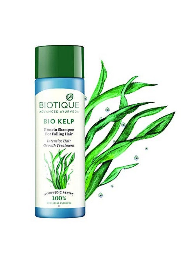 Biotique Bio Kelp Protein Shampoo For Falling Hair Intensive Hair Growth Treatment, 120Ml - Image 4