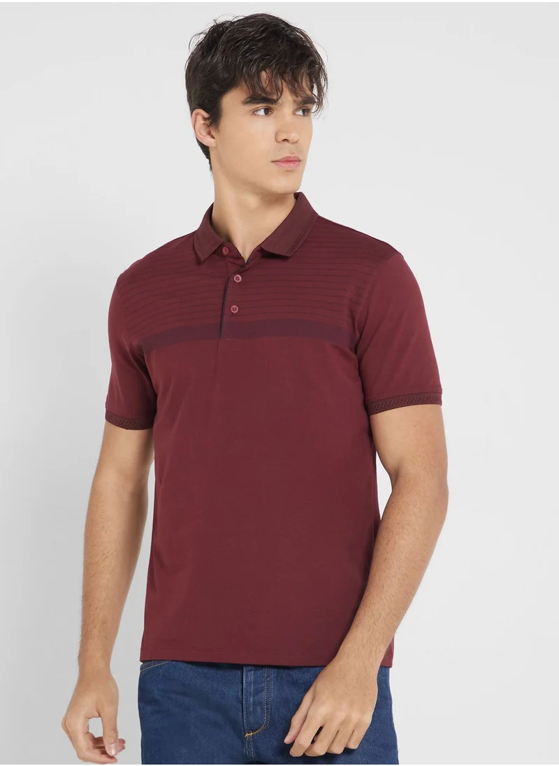 Robert Wood Short Sleeve Polo Shirt