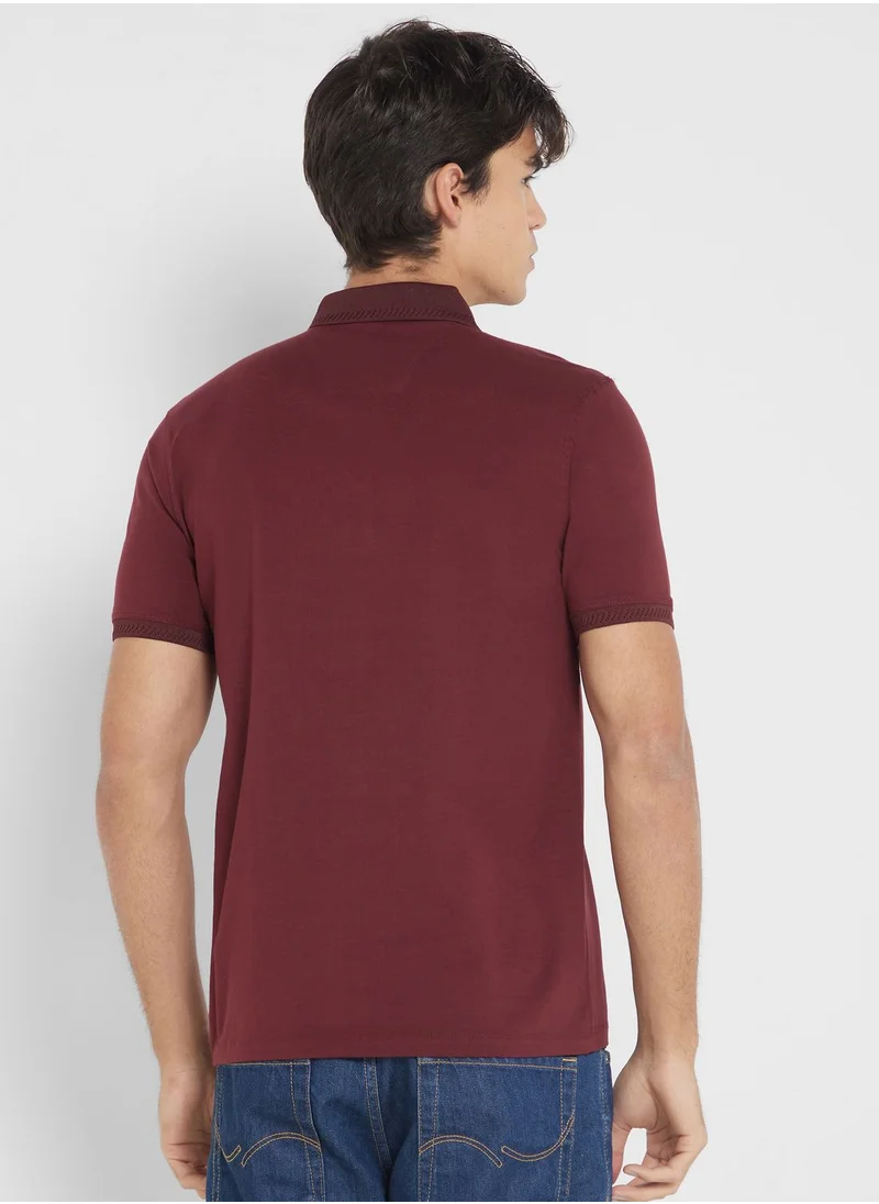 Robert Wood Short Sleeve Polo Shirt