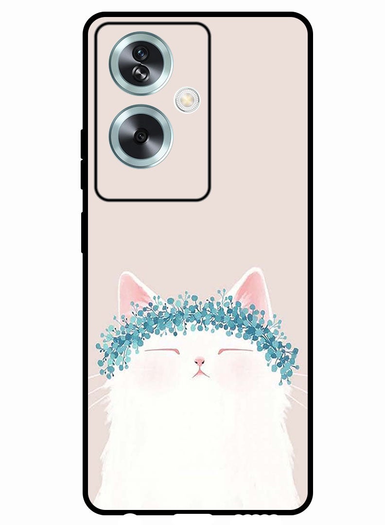 Theodor Protective Case Anti Scratch Shock Proof Bumper Cover For Oppo A2 Cat Queen - Image 1