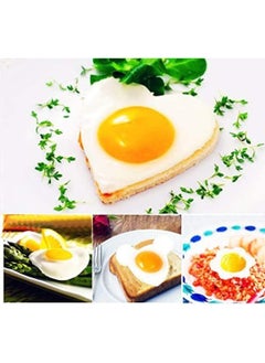 General 5PCS stainless steel egg ring - non-stick egg and pancake mold set for multi-purpose kitchen use, ideal for fried eggs and special-shaped pancakes  - Image 4