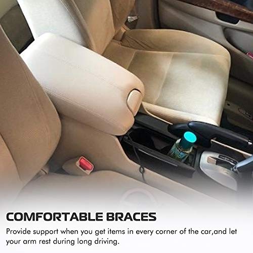 A ABIGAIL Compatible with 2008 2009 2010 2011 2012 Accord Sedan Center Console Armrest Cover & Front Door Panels Armrest (Beige) - Image 3