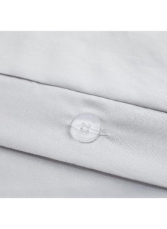 Serta SERTA Simply Clean Ultra Soft 3 Piece Hypoallergenic Stain Resistant Pleated Duvet Cover Set, Full/Queen, Grey  - Image 5