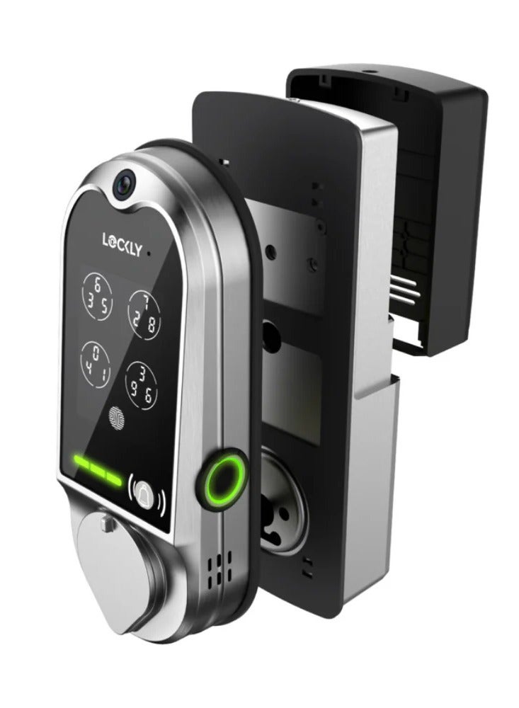 Lockly Vision | 1080P Video, Offline Code, Management, Solar Power, Fingerprint, Intercom, Alexa, Google - Image 1
