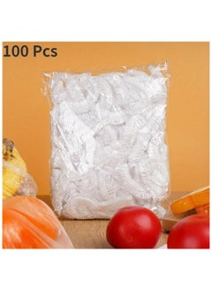 Generic 100 Piece Disposable Fresh-keeping Film, Household Food Grade Kitchen Refrigerator Leftover Rice Fruit Food Plastic Sealed Fresh Cover, Anti-odor Leak-Proof Dust-proof Freezer Cover, Refrigerator Fresh Keeping Cover, Kitchen Accessories  - Image 1