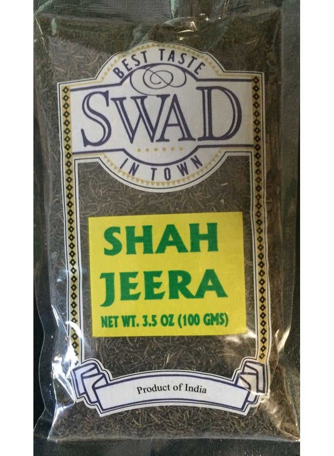 Swad Shah Jeera (Black Cumin Seeds) - 3.5oz - Image 1