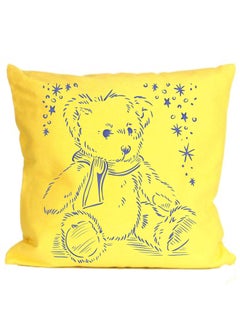 Usnyabni Stencils for Walls: Teddy Bear Stencil, 6.5 x 6.5 inch (S) - Fluffy Tatty Scruffy Teddy Scarf Stars Kids Design Big Childs Room Stencils for Painting Template  - Image 3