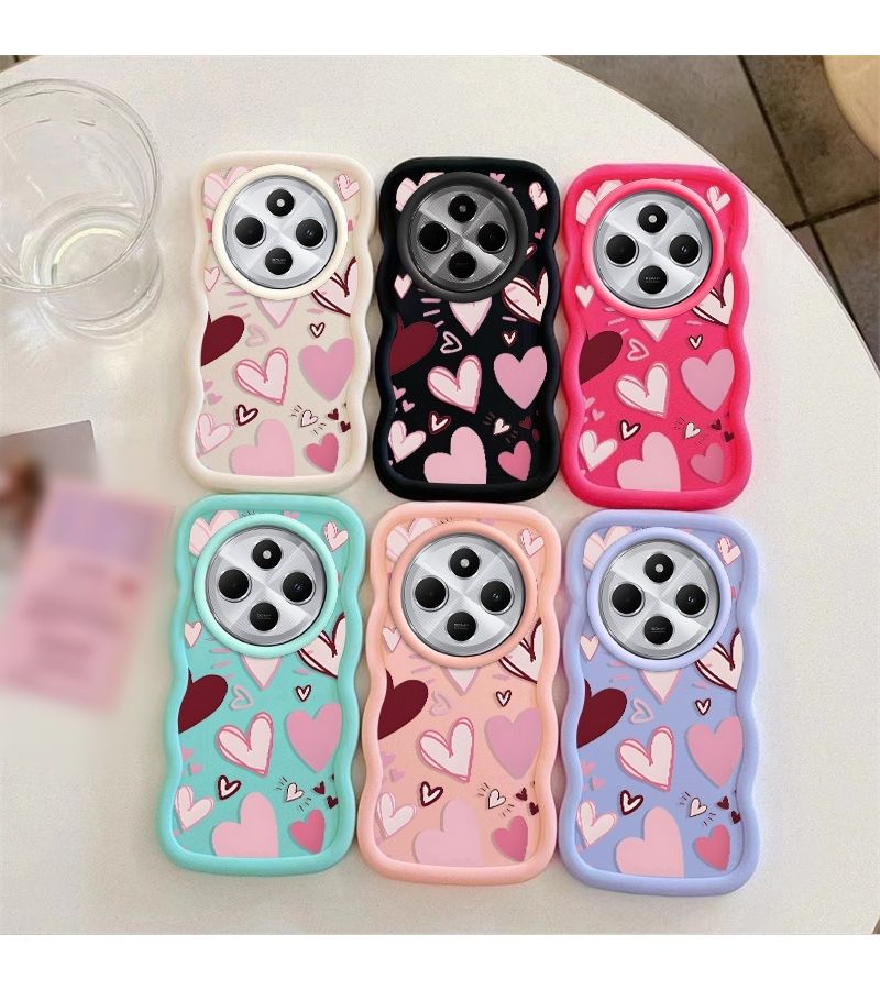 Poco C75 5G Phone Case Shockproof Anti Slip Lightweight Durable Stain Resistant Dirt Resistant Pink Color - Image 1