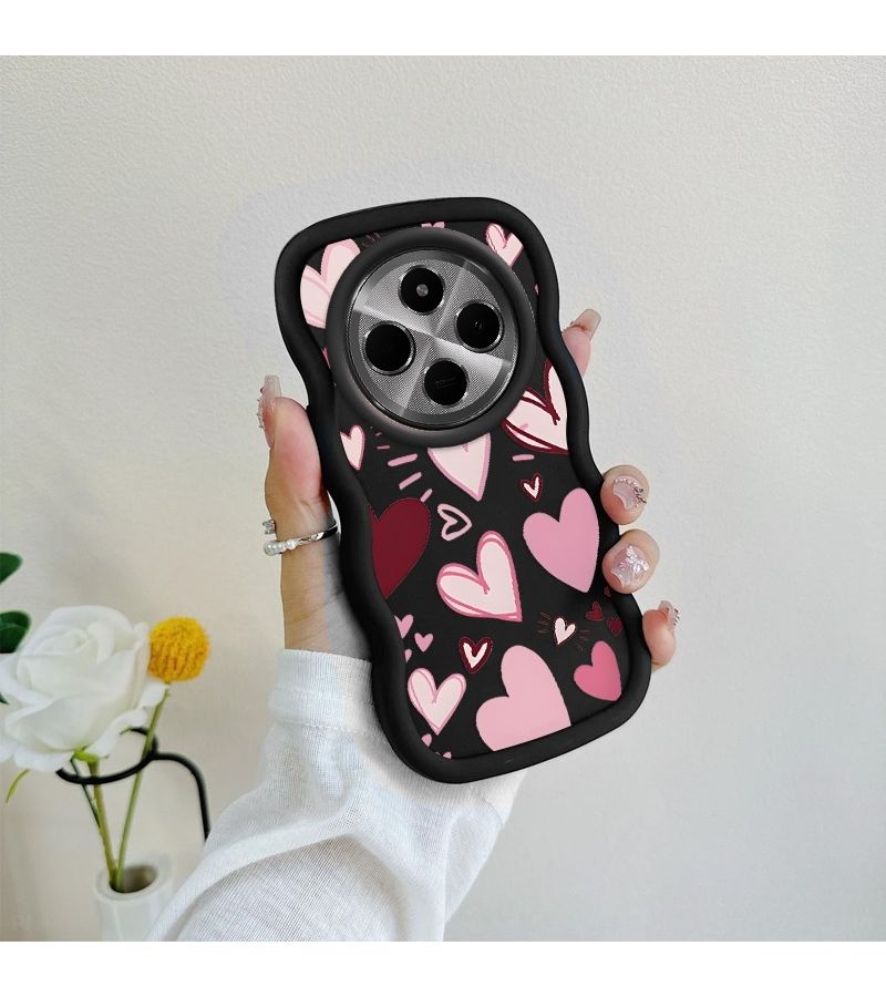 Poco C75 5G Phone Case Shockproof Anti Slip Lightweight Durable Stain Resistant Dirt Resistant Pink Color - Image 2