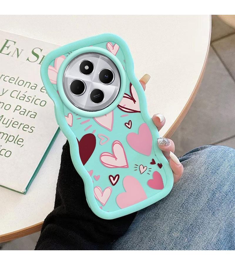 Poco C75 5G Phone Case Shockproof Anti Slip Lightweight Durable Stain Resistant Dirt Resistant Pink Color - Image 5