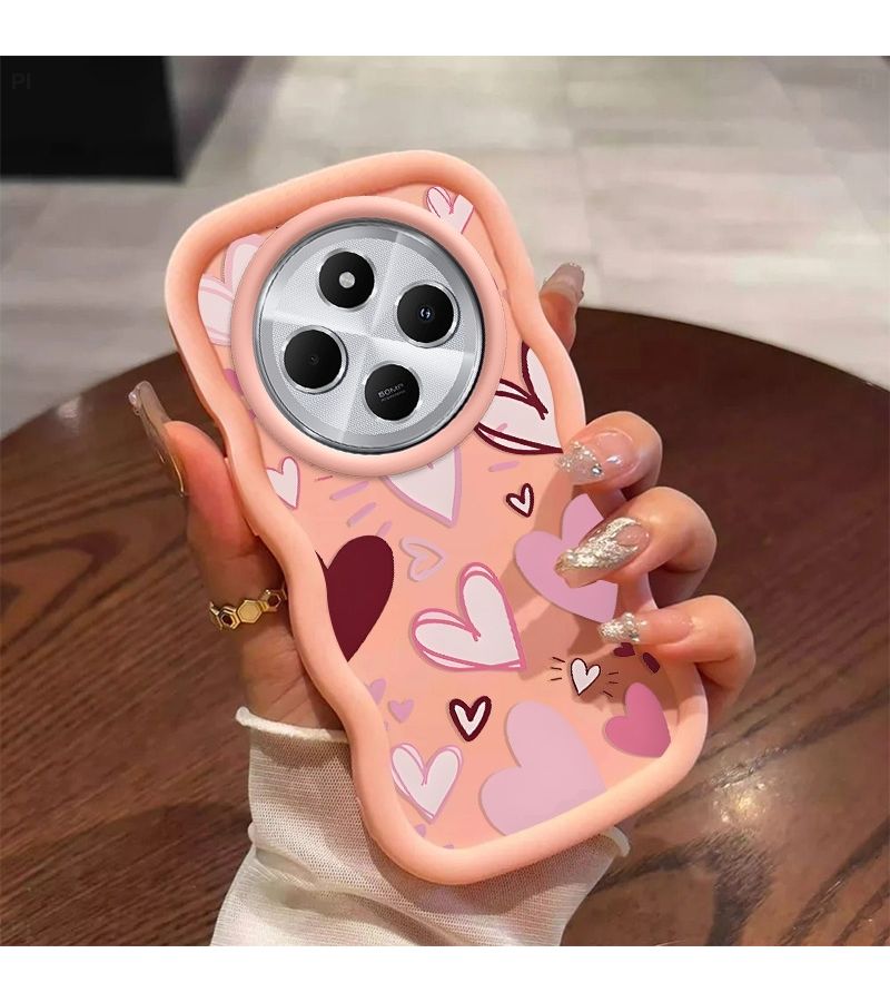 Poco C75 5G Phone Case Shockproof Anti Slip Lightweight Durable Stain Resistant Dirt Resistant Pink Color - Image 4