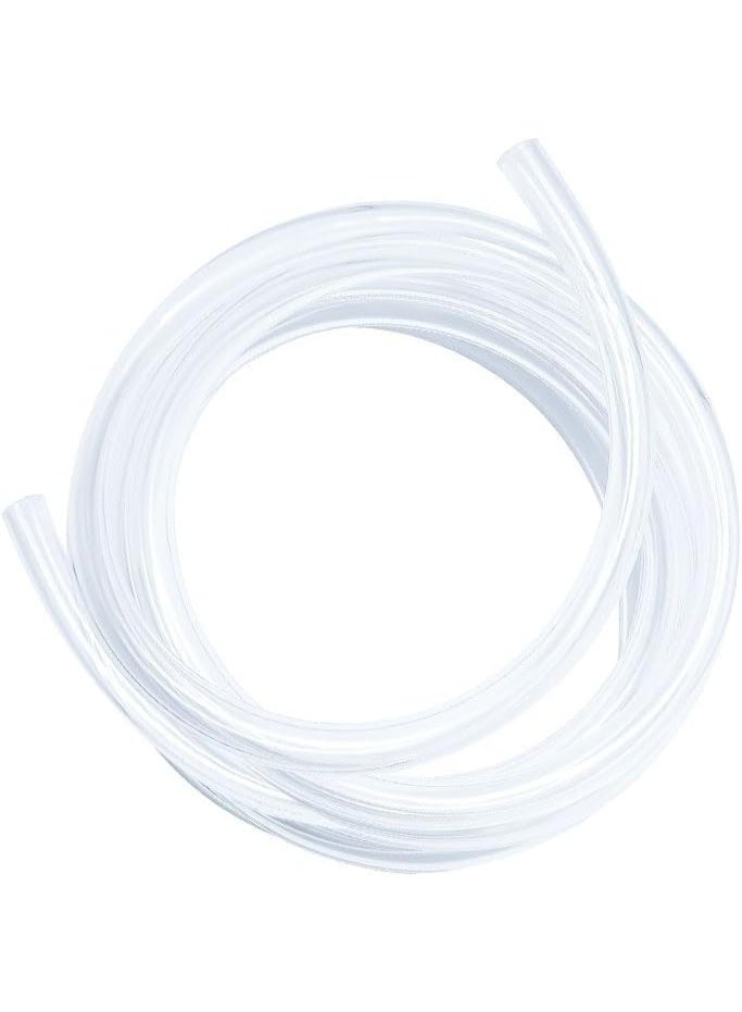 أنبوب خرطوم شفاف PVC 1/4 بوصة، أنبوب مرن شفاف، خرطوم مياه PVC شفاف بطول 10 ياردات، صنع في تايوان، أنابيب بلاستيكية متعددة الأغراض للمياه والهواء والصرف الصحي وحوض السمك والاستخدام العام - Image 1