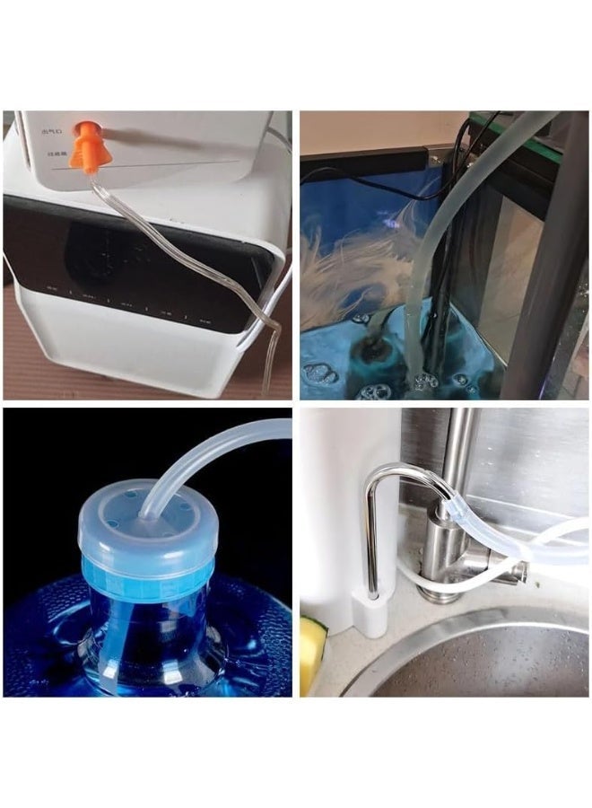 أنبوب خرطوم شفاف PVC 1/4 بوصة، أنبوب مرن شفاف، خرطوم مياه PVC شفاف بطول 10 ياردات، صنع في تايوان، أنابيب بلاستيكية متعددة الأغراض للمياه والهواء والصرف الصحي وحوض السمك والاستخدام العام - Image 2
