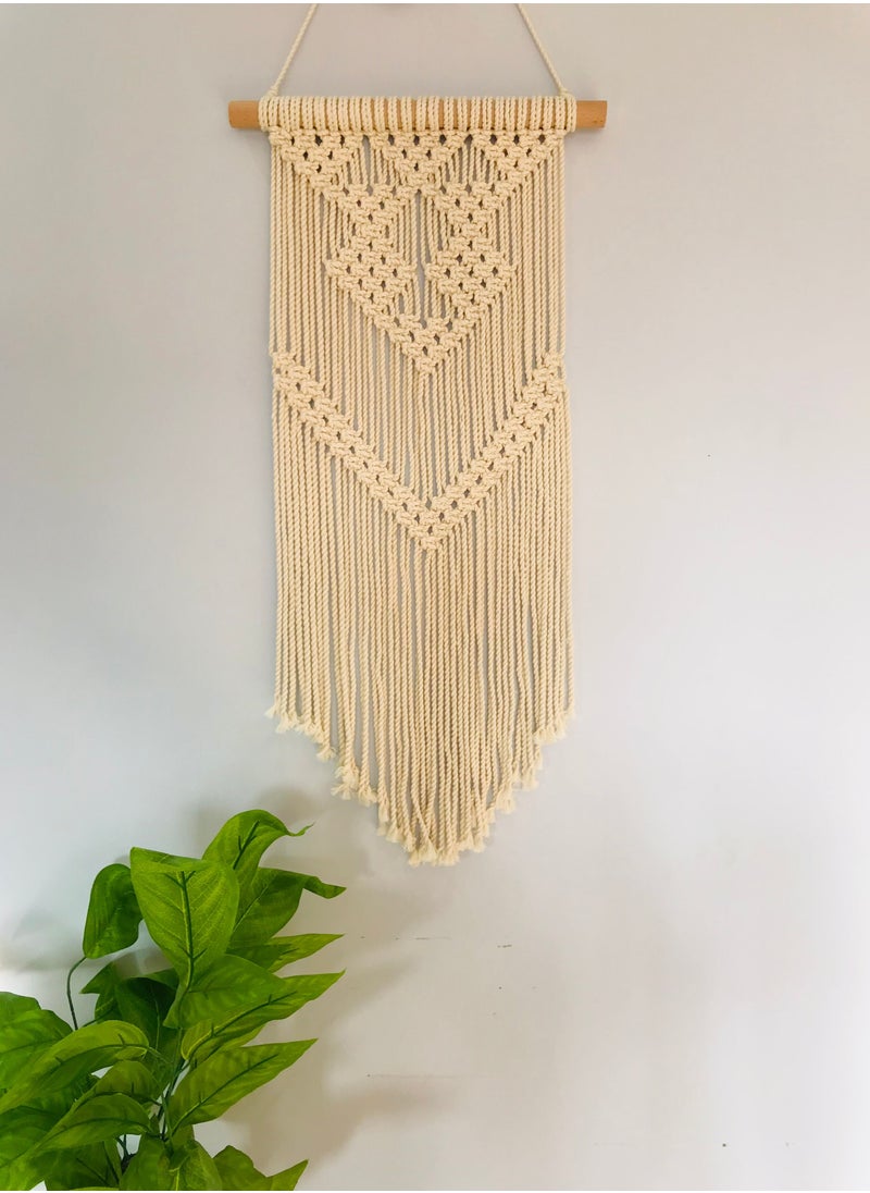 ماركة غير محددة ديكور حائط مكرمية 70*30 سم  - Image 3