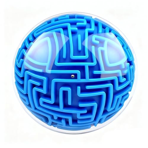 Hymaz 3D Puzzle Maze Ball Memory Sequential Gravity Cube Balls Educational Toys for Kids Teens Adults Hard Challenges Game Lover Tiny Balls Brain Teasers Game Gifts - Image 1