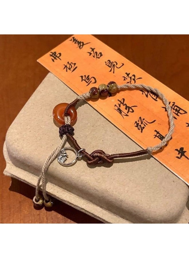"the Holy Girl Of The Western Region" Miao Jiang Exotic Bell Tassel Bracelet Multi-layer New Chinese Style Hanfu Accessories Chinese Style Women