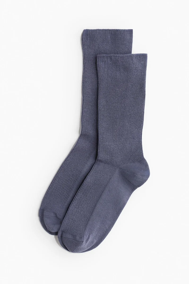 H&M 3-Pack Ribbed Socks