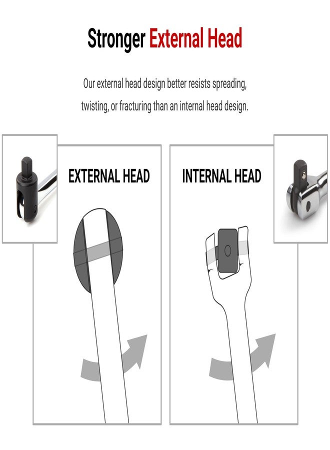 TEKTON 1/2 Inch Drive x 24 Inch Comfort Grip Breaker Bar | SBH01224 - Image 3