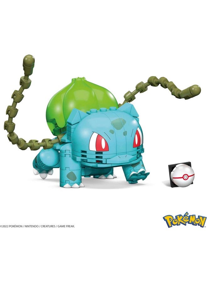 Mega Brands MEGA Pokémon Building Toys Set Build & Show Bulbasaur with 175 Pieces, Articulated and Poseable, 4 Inches Tall, for Kids  - Image 3