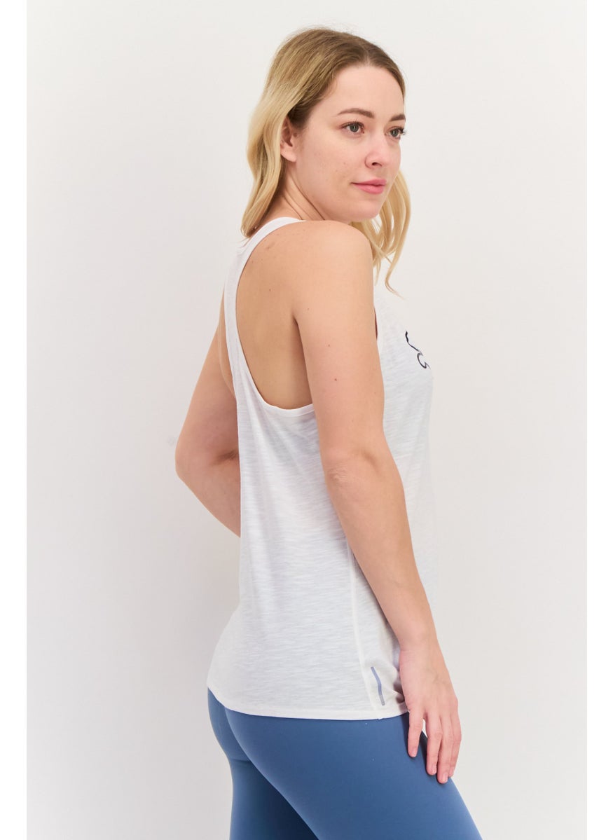 PUMA Women Sportswear Fit Sleeveless Training Tank Top, White  - Image 3