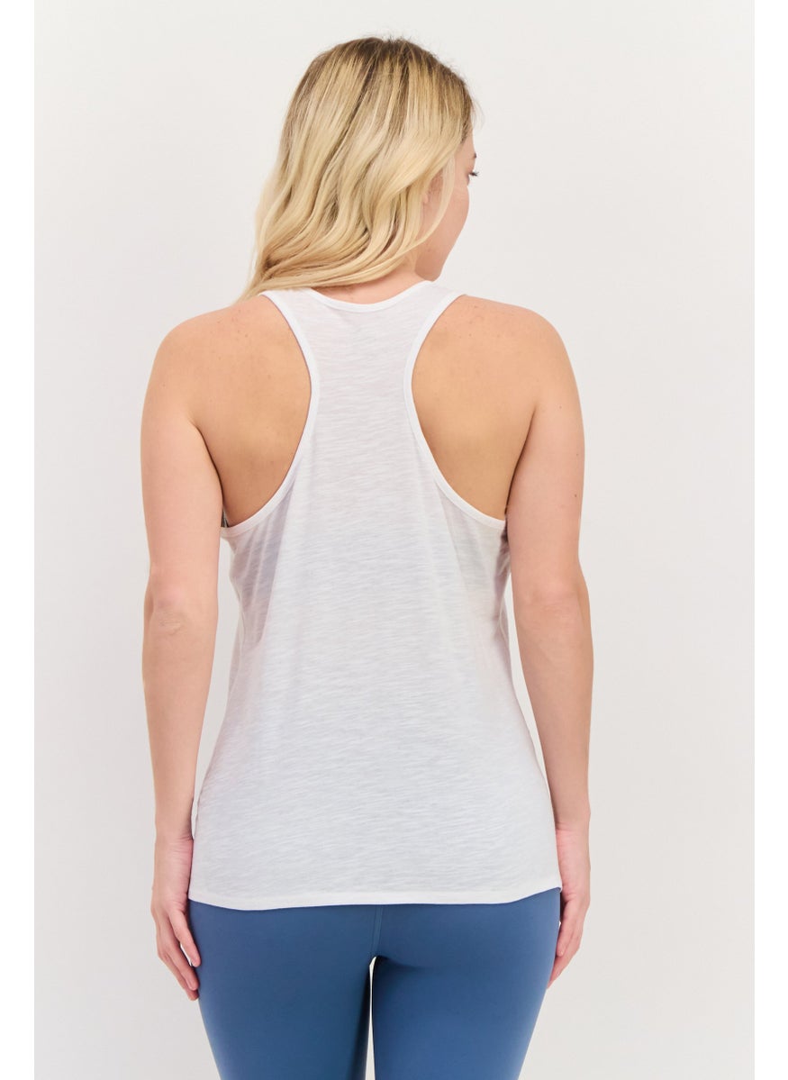 PUMA Women Sportswear Fit Sleeveless Training Tank Top, White  - Image 2
