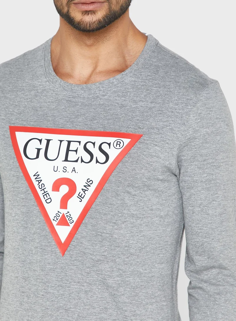 GUESS Logo Printed T-Shirt