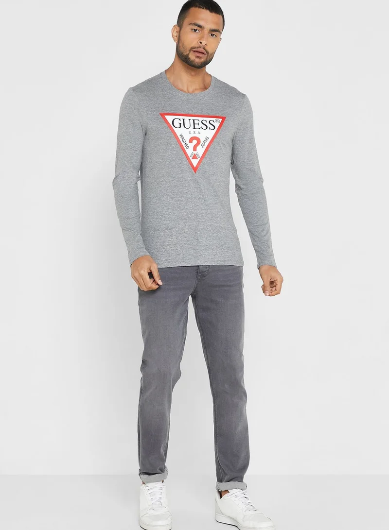 GUESS Logo Printed T-Shirt