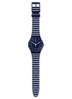 Swatch ساعة يد مقاومة للماء بحركة كوارتز للجنسين من سترييور - 41 مم  - Image 2