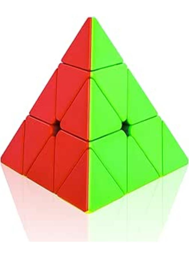 Rubik Triangle Cube Toy - Multi Color