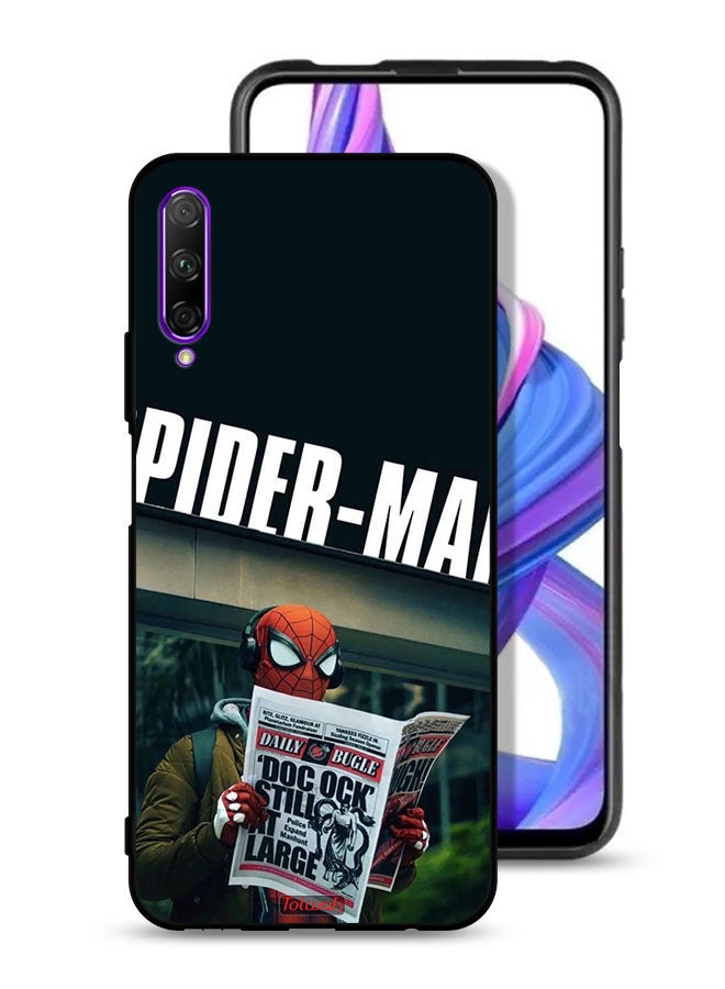 Tolwak Huawei Y9s Protective Case Cover Spiderman Reading Newspaper - Image 1