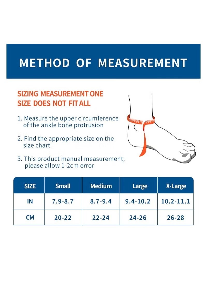 Ankle Braces, Ultra Thin Breathable Adjustable Nonslip Compression Ankle Braces for Plantar Fasciitis Stabilizing Ligaments, Sports Injury Recovery Straps for Ankle Sprain Rehabilitation (Black) - Image 5