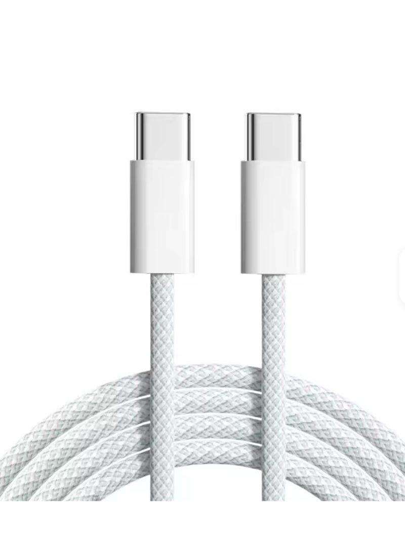 أورفي كابل شحن سريع USB-C إلى USB-C بقوة 60 واط بطول 1 متر - Image 1