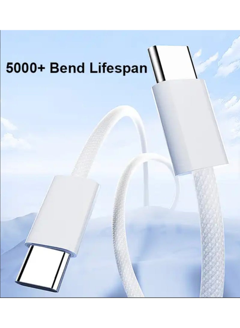 أورفي كابل شحن سريع USB-C إلى USB-C بقوة 60 واط بطول 1 متر - Image 4