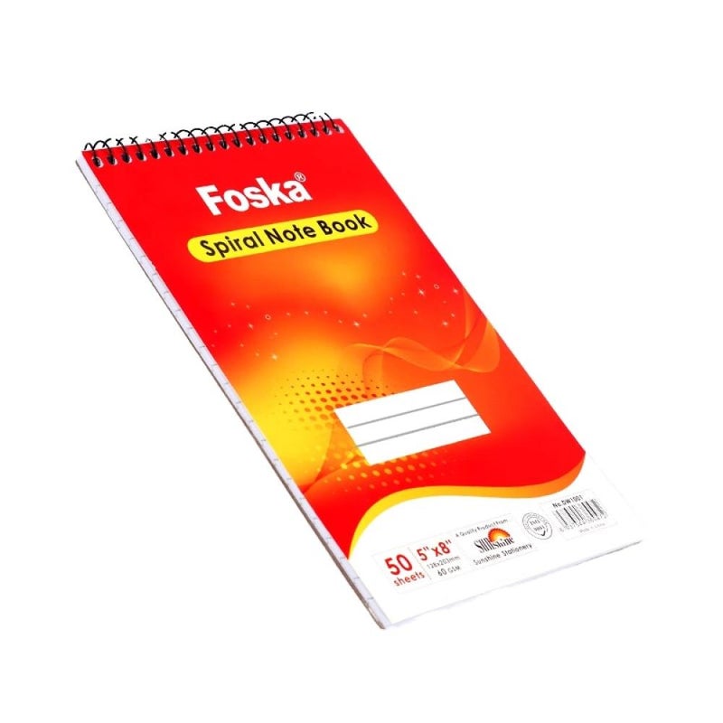 FOSKA A4 Spiral Notebook - 50 Sheets - Image 1