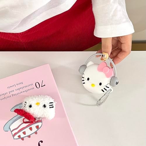 Factotech Compatible with Samsung Galaxy 2024 Buds 3 Case & Galaxy Buds 3 Pro Case -Kitty - Image 4