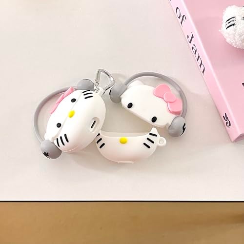 Factotech Compatible with Samsung Galaxy 2024 Buds 3 Case & Galaxy Buds 3 Pro Case -Kitty - Image 5