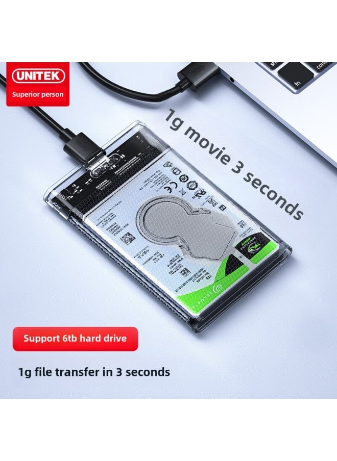 Generic Superior Mobile Hard Disk Box 2.5 Inch Mechanical Solid Ssd Universal Notebook External Usb3.0 Box-Color: 5gbps  - Image 2